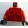 LEGO Red Sith Trooper with Red Armor Minifig Torso (973 / 76382)