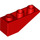 LEGO Red Slope 1 x 3 (25°) Inverted (4287)