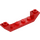 LEGO Red Slope 1 x 6 (45°) Double Inverted with Open Center (52501)