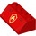 LEGO Red Slope 2 x 4 (45°) with Fire Logo with Smooth Surface (3037 / 43143)