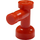 LEGO Red Tap 1 x 1 without Hole in End (4599)