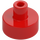 LEGO Red Tile 1 x 1 Round with Hollow Bar (20482 / 31561)