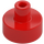 LEGO Red Tile 1 x 1 Round with Hollow Bar (20482 / 31561)