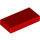 LEGO Red Tile 1 x 2 with Groove (3069 / 30070)