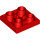 LEGO Red Tile 2 x 2 Inverted (11203)