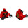 LEGO Red Torso with Ninjago Robe and Asian Characters (76382 / 88585)