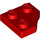 LEGO Red Wedge Plate 2 x 2 Cut Corner (26601)