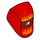 LEGO Red Welding Visor with Flames (65195 / 66257)