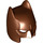 LEGO Reddish Brown Batman Cowl Mask with Short Ears and Open Chin (18987)