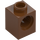 LEGO Reddish Brown Brick 1 x 1 with Hole (6541)