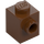 LEGO Reddish Brown Brick 1 x 1 with Stud on One Side (87087)