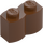 LEGO Reddish Brown Brick 1 x 2 Log (30136)