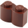 LEGO Reddish Brown Brick 1 x 2 Log (30136)