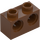 LEGO Reddish Brown Brick 1 x 2 with 2 Holes (32000)