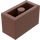 LEGO Reddish Brown Brick 1 x 2 with Bottom Tube (3004 / 93792)