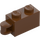 LEGO Reddish Brown Brick 1 x 2 with Hinge Shaft (Flush Shaft) (34816)