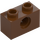 LEGO Reddish Brown Brick 1 x 2 with Hole (3700)