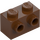 LEGO Reddish Brown Brick 1 x 2 with Studs on Opposite Sides (52107)