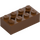 LEGO Reddish Brown Brick 2 x 4 with Axle Holes (39789)