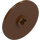 LEGO Reddish Brown Disk 3 x 3 (2723 / 52901)