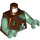 LEGO Reddish Brown Drowned Zombie Minifig Torso (973 / 76382)