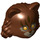 LEGO Reddish Brown Hermione Cat Head (79143)