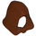 LEGO Reddish Brown Hood with Closed Bottom (30381 / 98011)