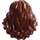 LEGO Reddish Brown Mid-Length Wavy Hair (23187)