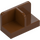 LEGO Reddish Brown Panel 1 x 2 x 1 with Thin Central Divider and Rounded Corners (18971 / 93095)