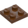 LEGO Reddish Brown Plate 2 x 2 (3022 / 94148)