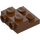 LEGO Reddish Brown Plate 2 x 2 x 0.7 with 2 Studs on Side (4304 / 99206)