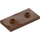 LEGO Reddish Brown Plate 2 x 4 with 2 Studs (65509)