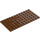 LEGO Reddish Brown Plate 6 x 12 (3028)