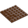 LEGO Reddish Brown Plate 6 x 6 (3958)