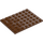 LEGO Reddish Brown Plate 6 x 8 (3036)