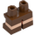 LEGO Reddish Brown Short Legs with &quot;Flesh Line&quot; (16709 / 41879)