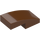 LEGO Reddish Brown Slope 1 x 2 Curved (3593 / 11477)