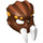 LEGO Reddish Brown Spider Mask with Dark Orange Ridges (15472 / 15473)