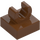 LEGO Reddish Brown Tile 1 x 1 with Clip (Raised &quot;C&quot;) (15712 / 44842)