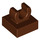 LEGO Reddish Brown Tile 1 x 1 with Clip (Raised &quot;C&quot;) (15712 / 44842)