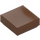 LEGO Reddish Brown Tile 1 x 1 with Groove (3070 / 30039)