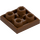 LEGO Reddish Brown Tile 2 x 2 Inverted (11203)