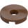 LEGO Reddish Brown Tile 2 x 2 Round with Hole in Center (15535)