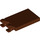 LEGO Reddish Brown Tile 2 x 3 with Horizontal Clips (Thick Open &#039;O&#039; Clips) (30350 / 65886)