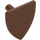 LEGO Reddish Brown Triangular Shield (Short) (3846)