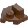 LEGO Reddish Brown Wedge Plate 2 x 2 Angled with Center Stud (27928)