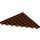 LEGO Reddish Brown Wedge Plate 8 x 8 Corner (30504)