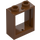 LEGO Reddish Brown Window Frame 1 x 2 x 2 (60592 / 79128)