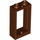 LEGO Reddish Brown Window Frame 1 x 2 x 3 without Sill (3662 / 60593)