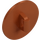 LEGO Reddish Copper Round Shield with Stud (17835 / 91884)